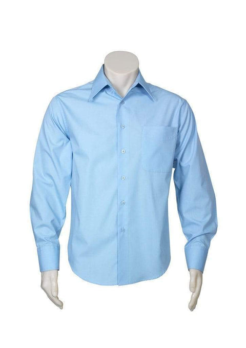 Biz Collection Corporate Wear Sky / S Biz Collection Men’s Metro Long Sleeve Shirt Sh714