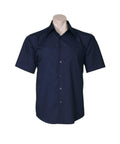 Biz Collection Corporate Wear Navy / S Biz Collection Men’s Metro Short Sleeve Shirt Sh715