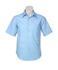 Biz Collection Corporate Wear Sky / S Biz Collection Men’s Metro Short Sleeve Shirt Sh715