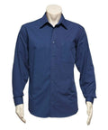 Biz Collection Corporate Wear Biz Collection Men’s Micro Check Long Sleeve Shirt Sh816