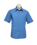 Biz Collection Corporate Wear Midnight Blue / S Biz Collection Men’s Micro Check Short Sleeve Shirt Sh817