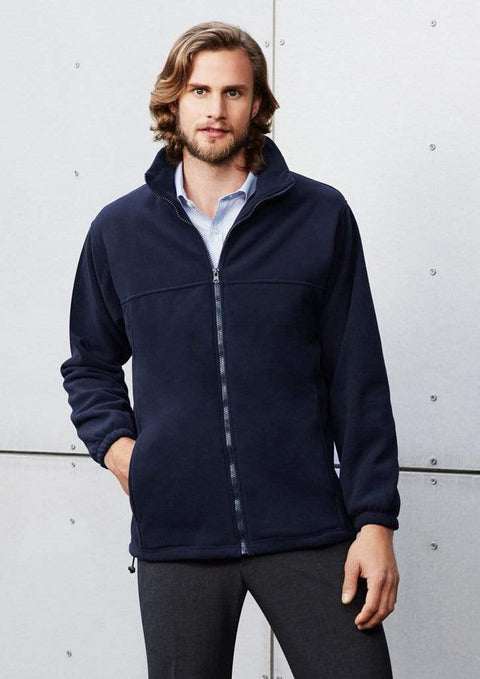 Biz Collection Corporate Wear Biz Collection Men’s Plain Micro Fleece Jacket Pf630