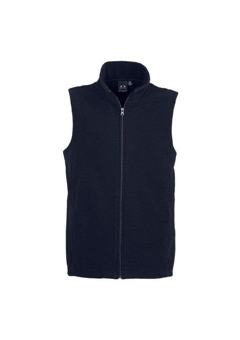 Biz Collection Corporate Wear Biz Collection Men’s Plain Micro Fleece Vest F233mn