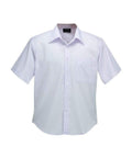 Biz Collection Corporate Wear White / S Biz Collection Men’s Plain Oasis Short Sleeve Shirt Sh3603