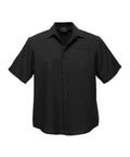 Biz Collection Corporate Wear Black / S Biz Collection Men’s Plain Oasis Short Sleeve Shirt Sh3603