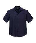 Biz Collection Corporate Wear Navy / S Biz Collection Men’s Plain Oasis Short Sleeve Shirt Sh3603