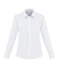 Biz Collection Corporate Wear White / 6 Biz Collection Regent Ladies L/S Shirt S912LL