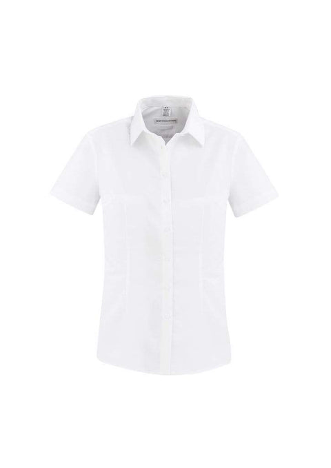 Biz Collection Corporate Wear White / 6 Biz Collection Regent Ladies S/S Shirt S912LS
