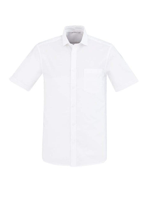 Biz Collection Corporate Wear White / XS Biz Collection Regent Mens S/S Shirt S912MS