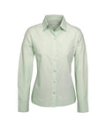 Biz Collection Corporate Wear Green / 6 Biz Collection Women’s Ambassador Long Sleeve Shirt S29520