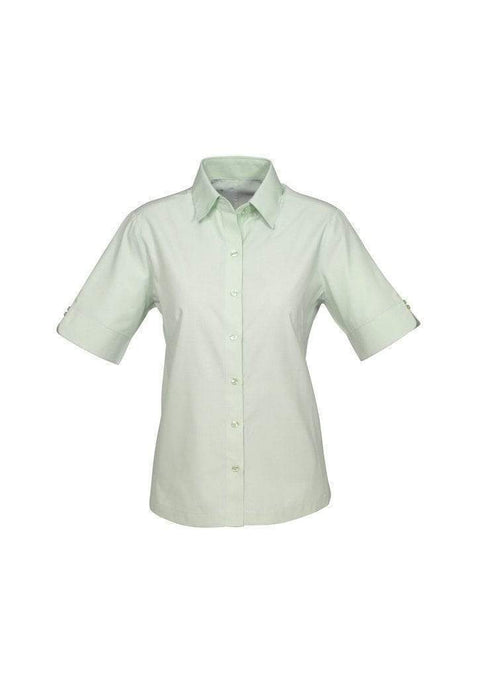 Biz Collection Corporate Wear Green / 6 Biz Collection Women’s Ambassador Short Sleeve Shirt S29522