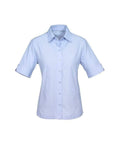 Biz Collection Corporate Wear Blue / 6 Biz Collection Women’s Ambassador Short Sleeve Shirt S29522