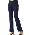 Biz Collection Corporate Wear Navy / 6 Biz Collection Women’s Classic Flat Front Pant Bs29320