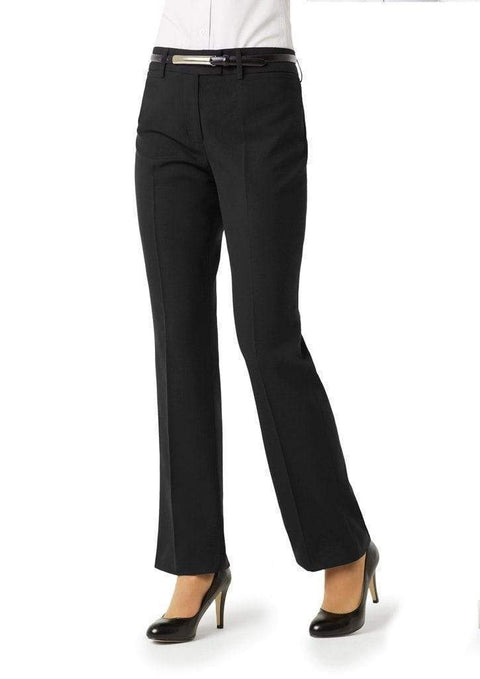 Biz Collection Corporate Wear Black / 6 Biz Collection Women’s Classic Flat Front Pant Bs29320