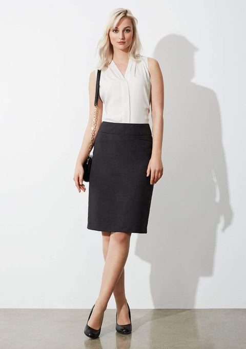 Biz Collection Corporate Wear Biz Collection Women’s Classic Knee Length Skirt Bs128ls