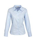 Biz Collection Corporate Wear Blue / 6 Biz Collection Women’s Luxe Long Sleeve Shirt S118ll