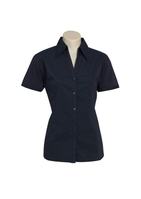 Biz Collection Corporate Wear Navy / 6 Biz Collection Women’s Metro Short Sleeve Shirt Lb7301