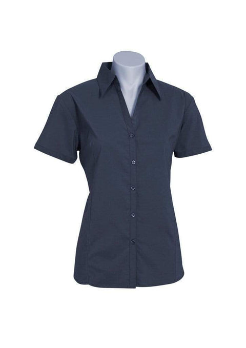 Biz Collection Corporate Wear Charcoal / 6 Biz Collection Women’s Metro Short Sleeve Shirt Lb7301
