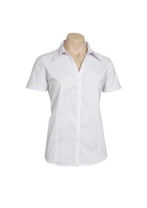 Biz Collection Corporate Wear White / 6 Biz Collection Women’s Metro Short Sleeve Shirt Lb7301