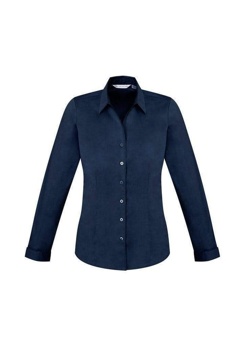 Biz Collection Corporate Wear Ink / 6 Biz Collection Women’s Monaco Long Sleeve Shirt S770ll