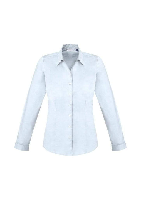 Biz Collection Corporate Wear White / 6 Biz Collection Women’s Monaco Long Sleeve Shirt S770ll