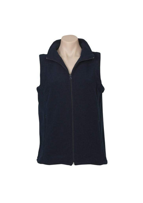 Biz Collection Corporate Wear Biz Collection Women’s Plain Micro Fleece Vest Pf905