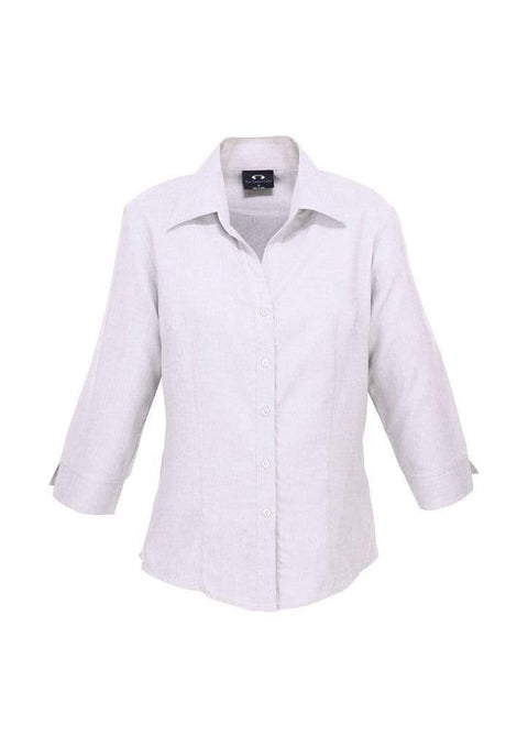 Biz Collection Corporate Wear White / 6 Biz Collection Women’s Plain Oasis 3/4 Sleeve Shirt Lb3600