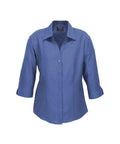 Biz Collection Corporate Wear Midnight Blue / 6 Biz Collection Women’s Plain Oasis 3/4 Sleeve Shirt Lb3600