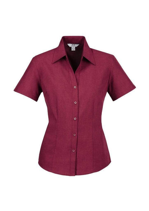 Biz Collection Corporate Wear Biz Collection Women’s Plain Oasis Short Sleeve Shirt Lb3601