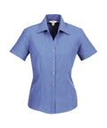 Biz Collection Corporate Wear Midnight Blue / 6 Biz Collection Women’s Plain Oasis Short Sleeve Shirt Lb3601