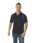 DNC Workwear Casual Wear Black/White / S DNC WORKWEAR Men’s Cool-Breathe Rome Polo 5267