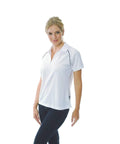 DNC Workwear Casual Wear White/Navy / 24 DNC WORKWEAR Women’s Cool-Breathe Rome Polo 5268