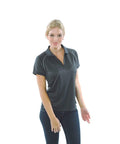 DNC Workwear Casual Wear Navy/Cool Lime / 24 DNC WORKWEAR Women’s Cool-Breathe Rome Polo 5268