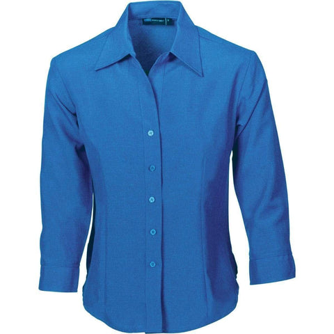 DNC Workwear Corporate Wear Royal Blue / 6 DNC WORKWEAR Ladies Cool-Breathe 3/4 Sleeve Shirt 4238