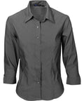 DNC Workwear Corporate Wear Slate / 6 DNC WORKWEAR Ladies Premier Stretch Poplin 3/4 Sleeve Business Shirt 4232