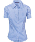 DNC Workwear Corporate Wear DNC WORKWEAR Ladies Premier Stretch Poplin Short Sleeve Business Shirt 4231