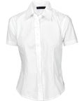 DNC Workwear Corporate Wear White / 6 DNC WORKWEAR Ladies Premier Stretch Poplin Short Sleeve Business Shirt 4231