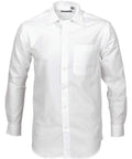 DNC Workwear Corporate Wear White / 37 DNC WORKWEAR Men’s Tonal Stripe Long Sleeve Shirt 4156