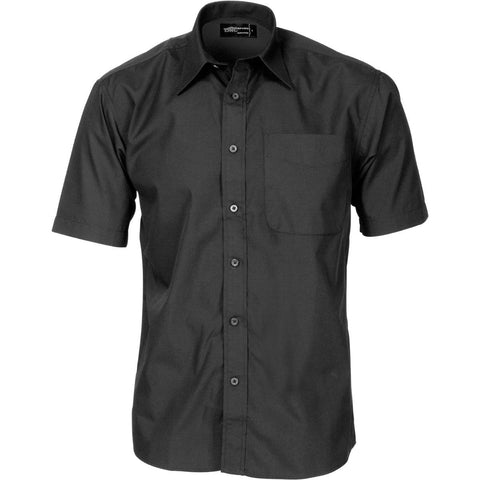 DNC Workwear Corporate Wear Black / S DNC WORKWEAR Polyester Cotton Short Sleeve Business Shirt 4131