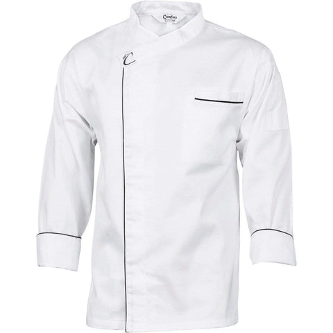 DNC Workwear Hospitality & Chefwear White / 3XL DNC WORKWEAR Cool-Breeze Long Sleeve Modern Jacket 1124