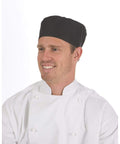 DNC Workwear Hospitality & Chefwear Navy / One Size DNC WORKWEAR Flat Top Chef Hat 1602
