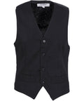 DNC Workwear Hospitality & Chefwear Black / S DNC WORKWEAR Men’s Black Vest 4301