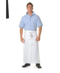 DNC Workwear Hospitality & Chefwear Navy / 84cm X 90cm DNC WORKWEAR Polyester Cotton Continental Apron No Pocket 2412