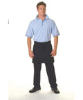 DNC Workwear Hospitality & Chefwear DNC WORKWEAR Polyester Cotton Short Apron No Pocket 2112