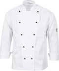 DNC Workwear Hospitality & Chefwear White / XS DNC WORKWEAR Three-Way Airflow Long Sleeve Chef Jacket 1106
