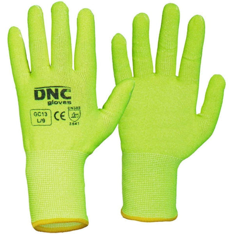 DNC Workwear PPE HiVis Yellow / 2XL/11 DNC WORKWEAR Hivis Cut5 Liner GC13