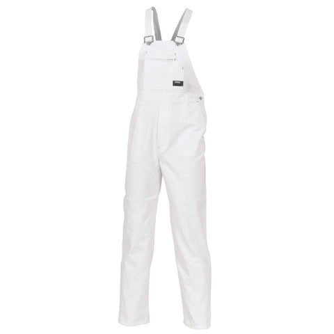 DNC Workwear Work Wear White / 77R DNC WORKWEAR Cotton Drill Bib and Brace Overall 3111