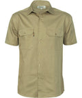 DNC Workwear Work Wear DNC WORKWEAR Cotton Drill Short Sleeve Work Shirt 3201