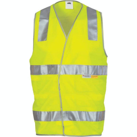 DNC Workwear Work Wear Yellow / S DNC WORKWEAR Day/Night Hi-Vis Safety Vest 3803