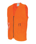 DNC Workwear Work Wear DNC WORKWEAR Daytime Side Panel Safety Vest 3806
